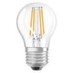 Ledvance Classic LED E27 Pera Filamento Chiara 3.4W 470lm - 927 Bianco Molto Caldo | Miglior resa cromatica - Dimmerabile - Sostitua 40W
