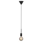 Nordlux Paco Pendulum Metallo Nero | Adatto per 1x E27