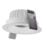 Ledvance Faretti LED Adjust Aluminium Bianca 8W 680lm 36D - 930 Luce Calda -  | Ritaglio 83mm - IP20 - Miglior Resa Cromatica - Dimmerabile