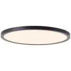 Brilliant Tuco Luce da soffitto Plastica Nero Bianca 19W 2700lm - 827 Bianco Molto Caldo | 294mm - A 3 Livelli Dimmerabile