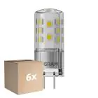 Confezione Multipack 6x Osram Parathom LED Pin GY6.35 3.3W 470lm - 827 Bianco Molto Caldo | Sostitutiva 40W