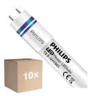 Confezione Multipack 10x Philips Tubo LED T8 MASTER (HF) High Output 8W 1000lm - 865 Luce Del Giorno | 60cm - Sostitutiva 18W